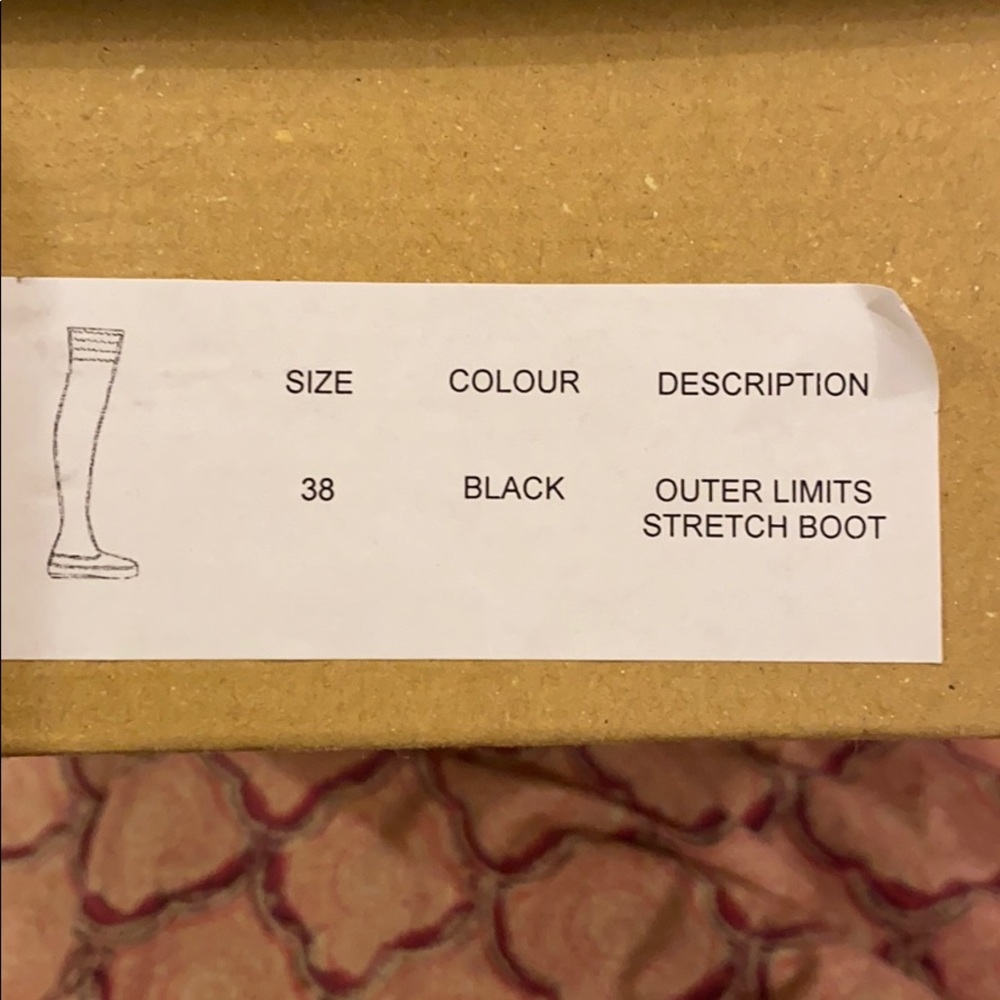 Free people 38 black outer limits stretch boots - Picture 7 of 7